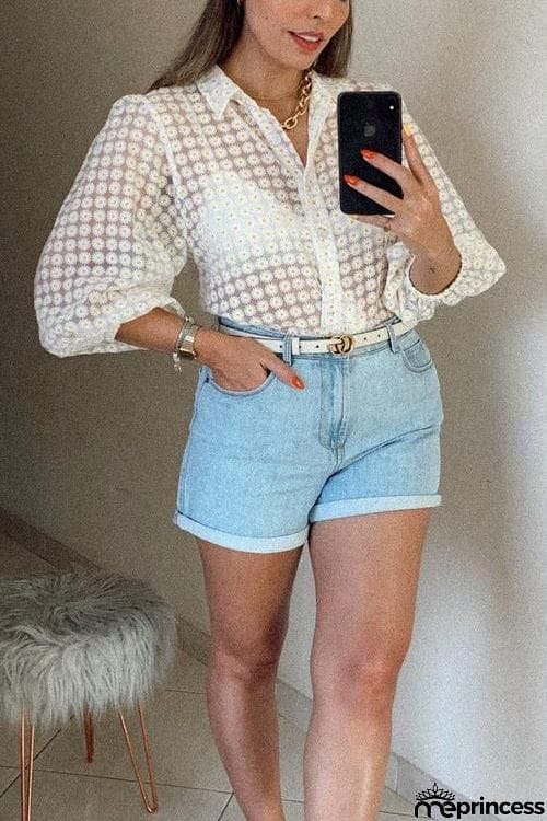 Daisy See Though Shirt