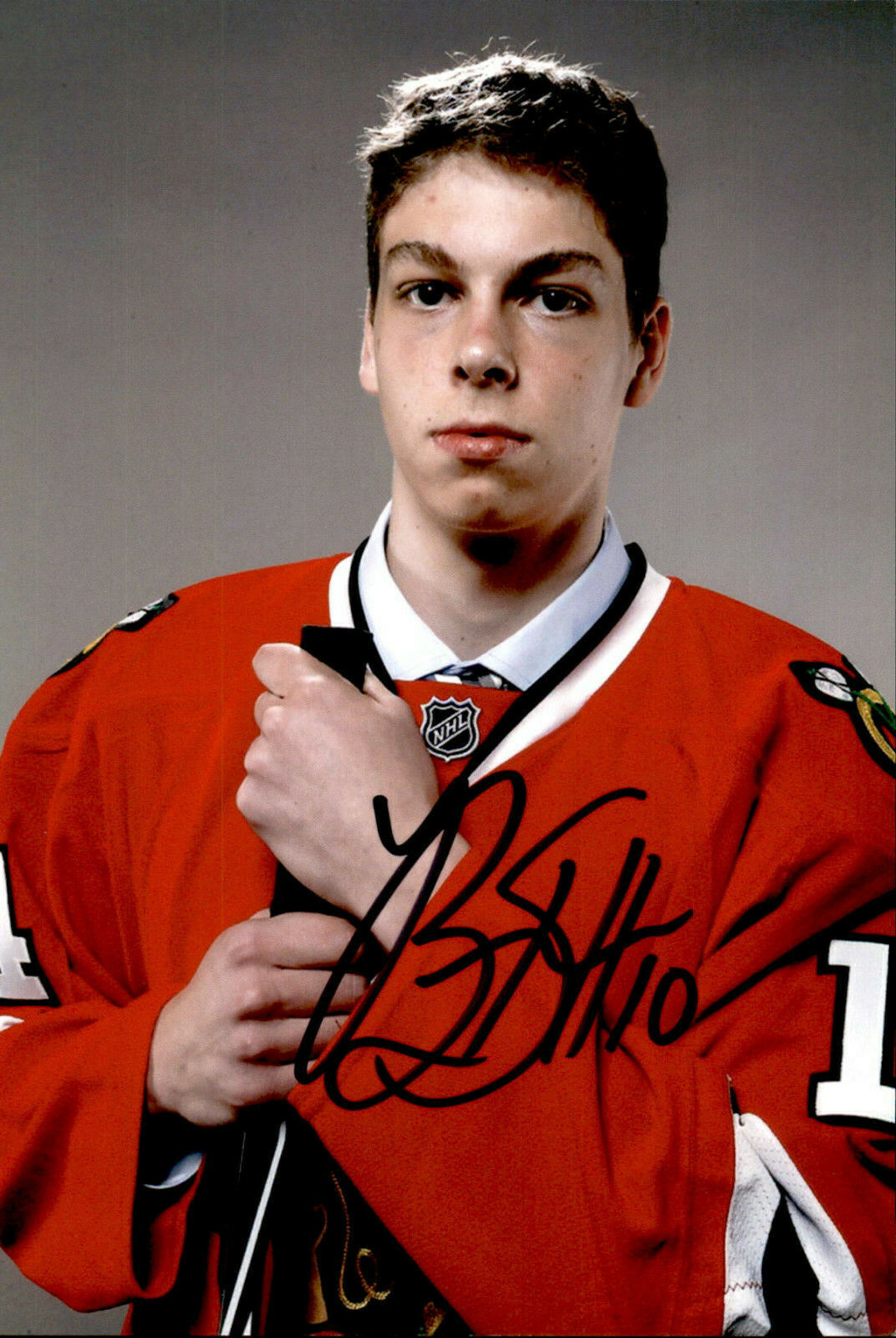 Beau Starrett SIGNED autographed 4x6 Photo Poster painting CHICAGO BLACKHAWKS #2