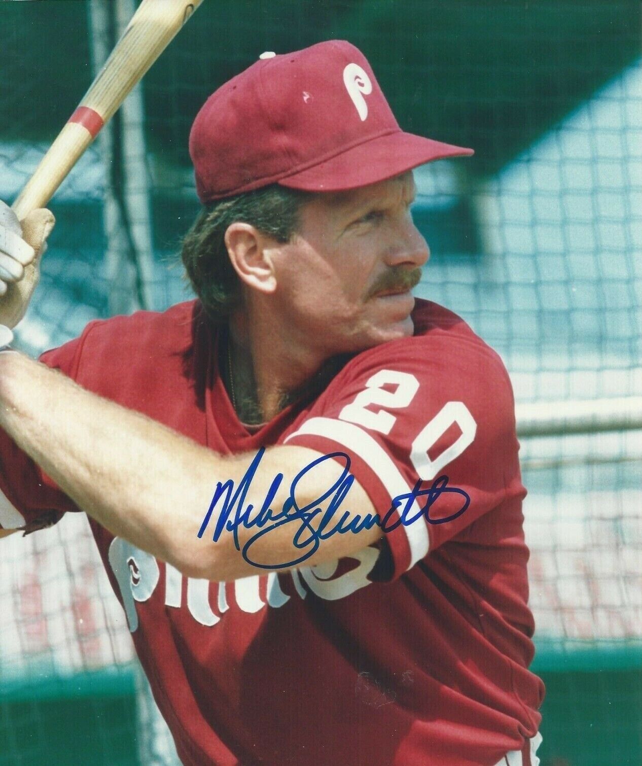 Mike Schmidt 8x10 SIGNED Photo Poster painting AUTOGRAPHED ( HOF Phillies ) REPRINT