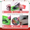 8pcs DIY Diamond Painting Coaster Kit With Holder - Maple Leaf