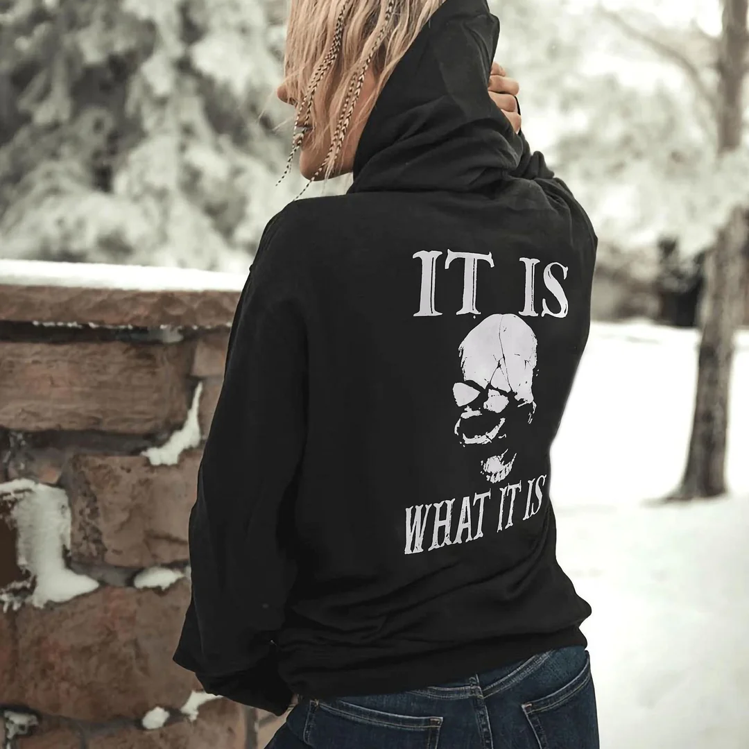 Livereid It Is What It Is Women's Hoodie - Livereid