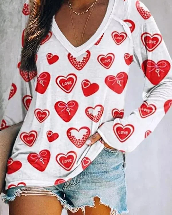 Valentine Love Heart T-Shirt