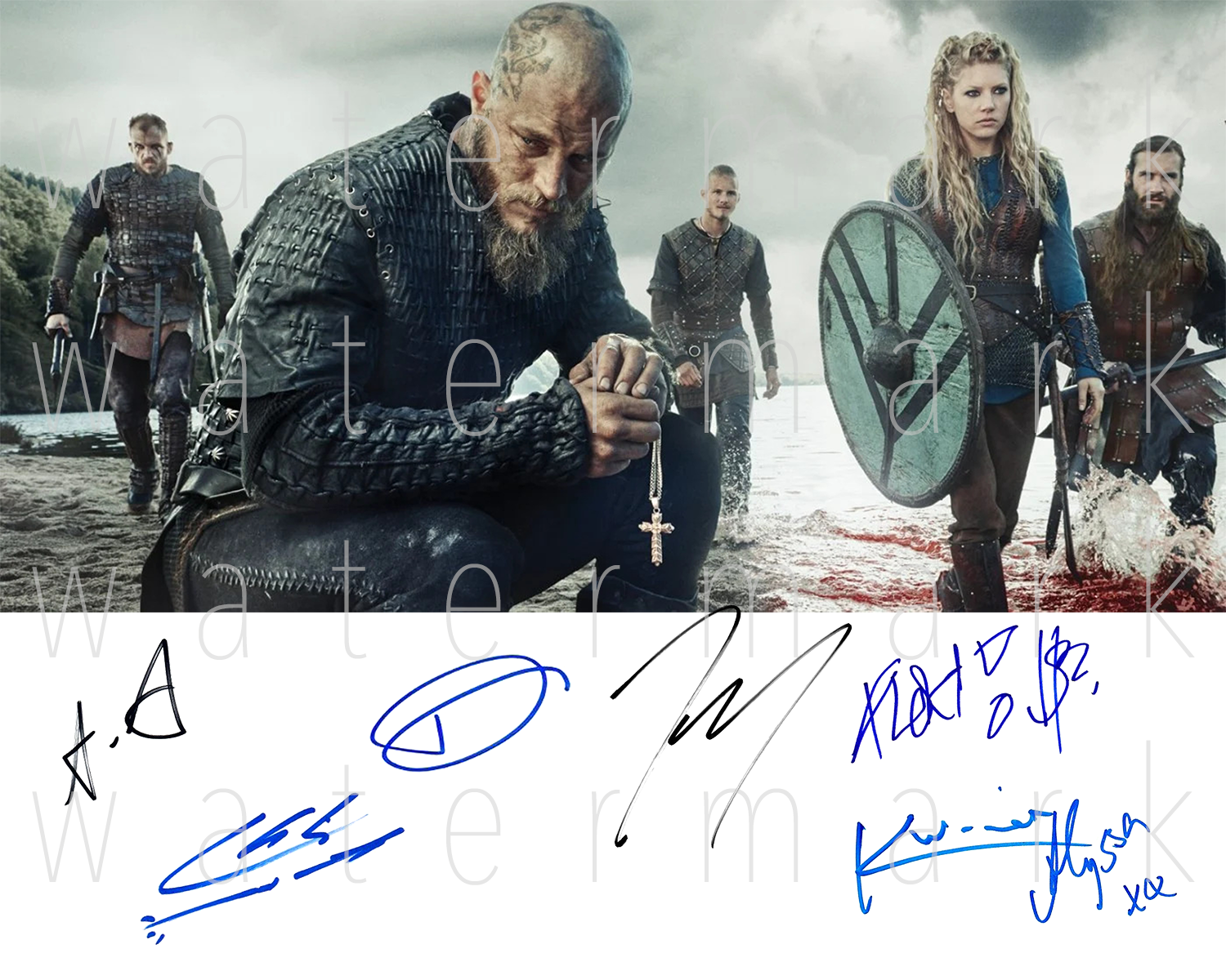 Vikings signed 8X10 Photo Poster painting picture poster autograph RP