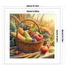 (Counted)Autumn Harvest Fruit And Vegetable Basket-11CT Cross Stitch 40*40cm/15.75*15.75in