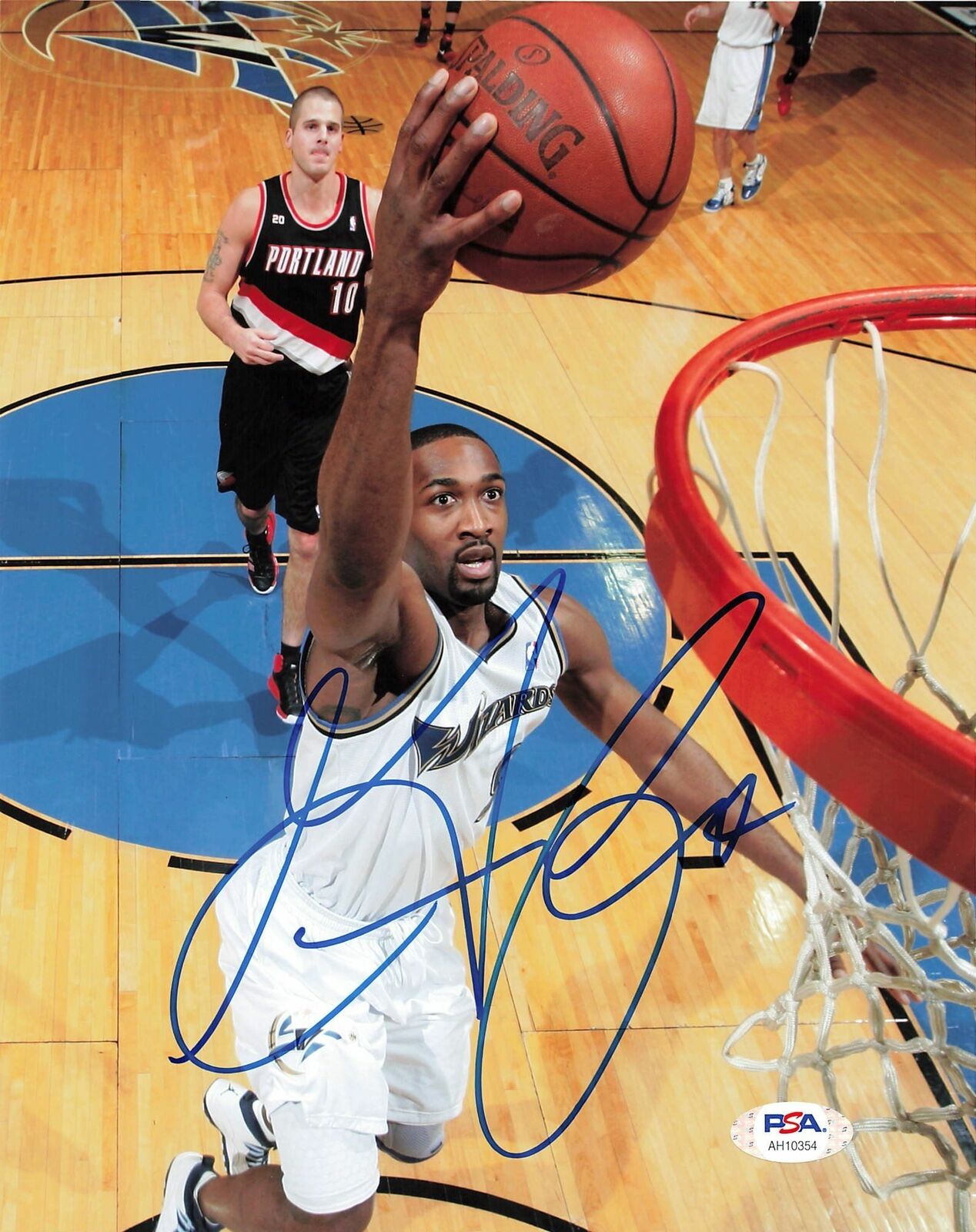 Gilbert Arenas signed 8x10 Photo Poster painting PSA/DNA Washington Wizards Autographed