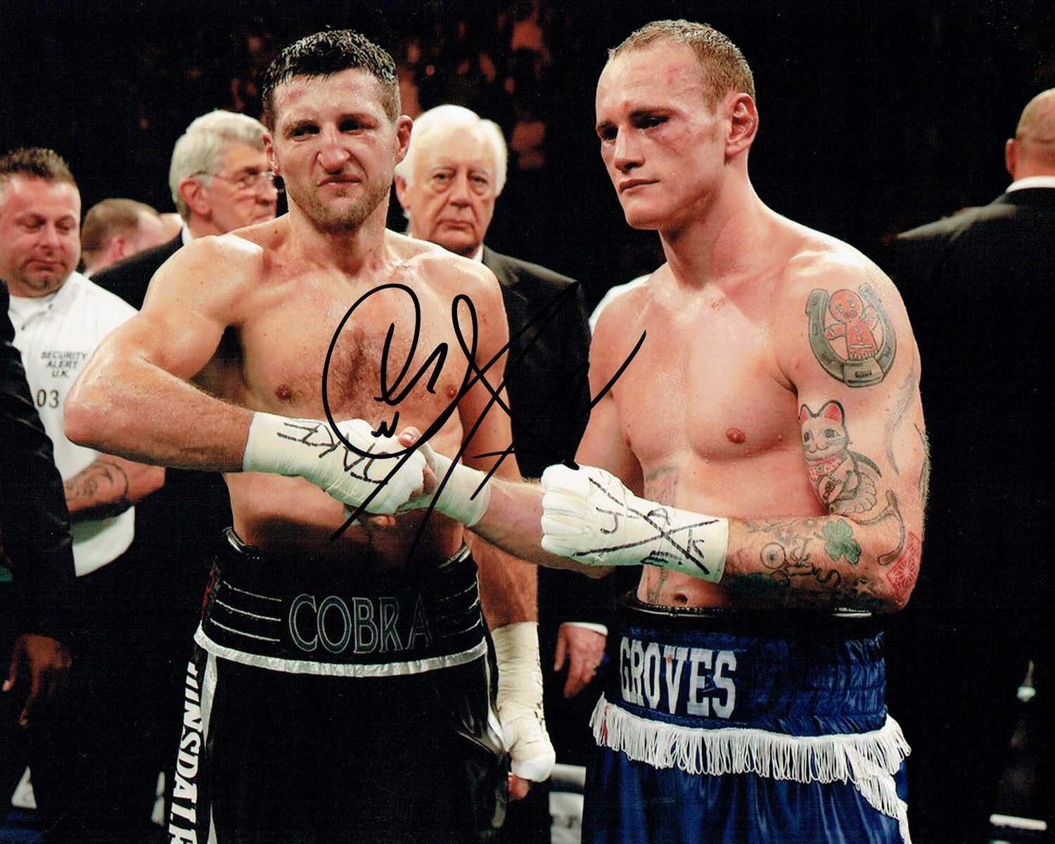 Carl The Cobra FROCH Signed Autograph Boxing Champion 10x8 Photo Poster painting 1 AFTAL COA