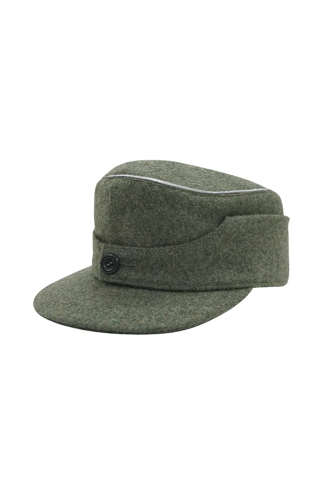   Wehrmacht/Elite Field Grey Wool M1944 Field Cap German-Uniform