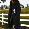 ZARA - CASACO DE L&Atilde; DE MALHA DE ALTA QUALIDADE