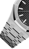 Silver 904L Steel Black Dial - Automatic Watch - 41mm