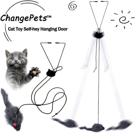 【BUY 1 GET 1 FREE】Cat Toy Self-hey Hanging Door