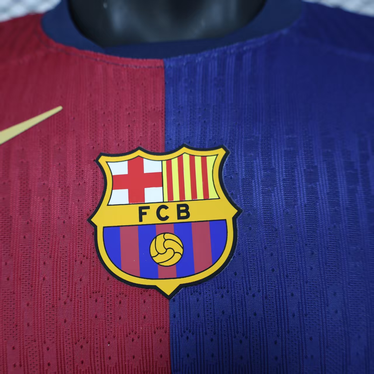 24/25 Barcelona Home New Sponsor Player Version Football Shirt Thai Quality