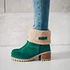 Cosy Winter Premium Women Suede Snow Chunky Ankle Boots