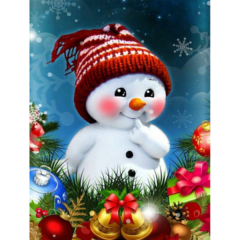 

Snowman - Square Drill Diamond Painting - 40*50CM, 501 Original