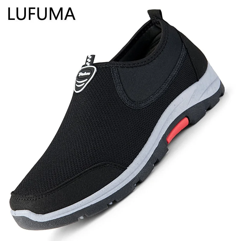 Men Light Running Shoes Jogging Shoes Breathable Man Sneakers Slip on Loafer Shoe Men's Casual Shoes Size 46 Zapatillas Hombre