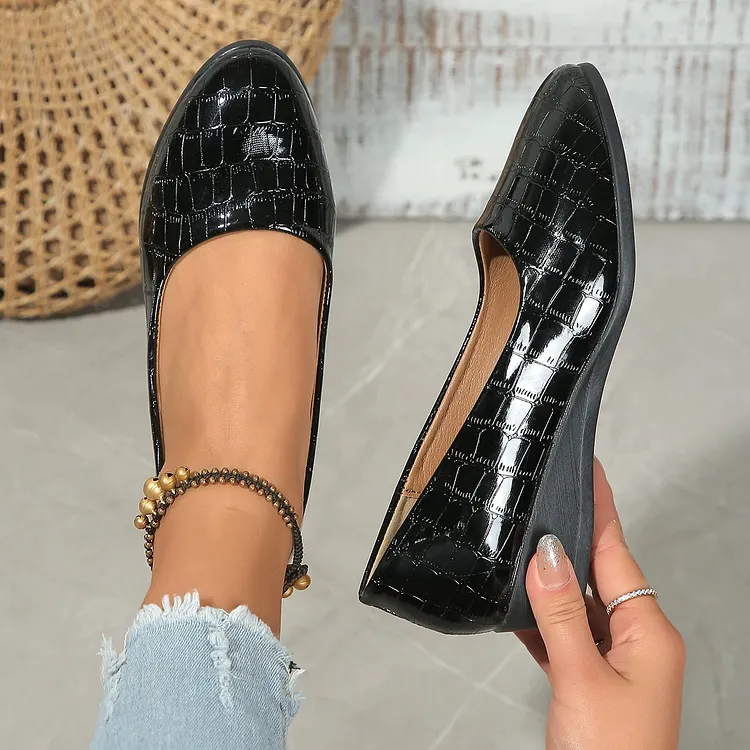Women's Faux Leather Loafers