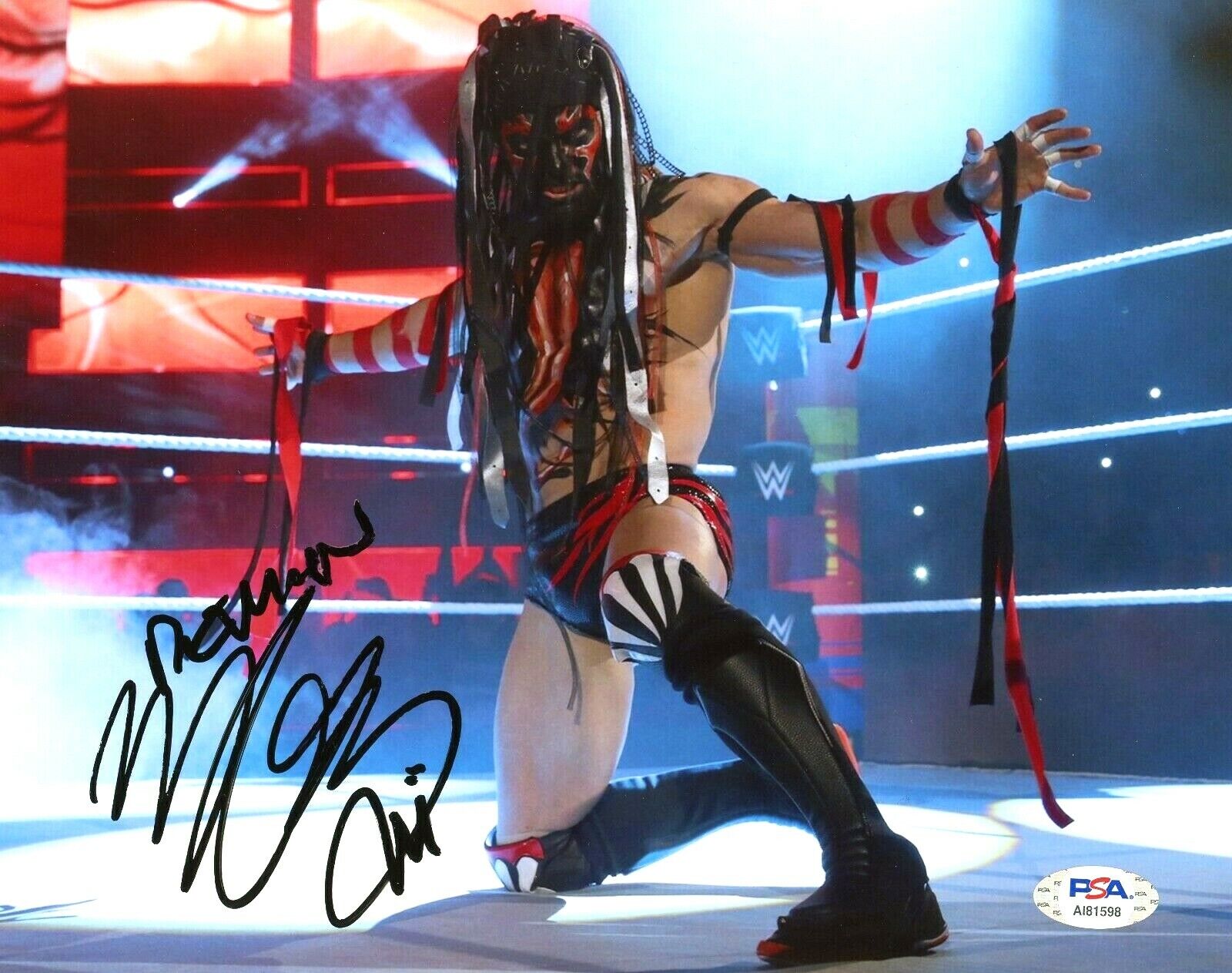 WWE FINN BALOR HAND SIGNED AUTOGRAPHED 8X10 Photo Poster painting WITH PROOF AND PSA DNA COA 24