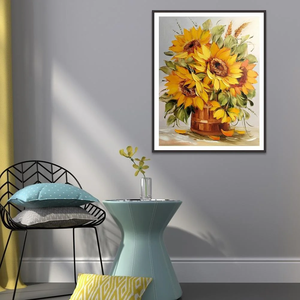 5D DIY Diamond Painting - Full Drill - Flowers