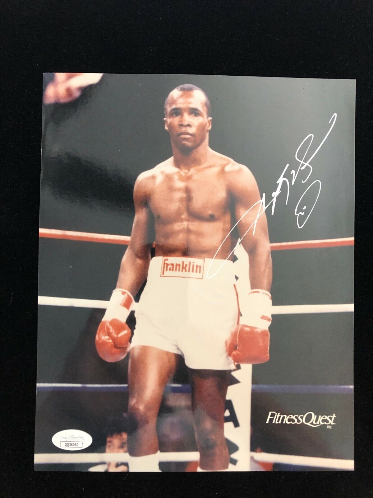 Sugar Ray Leonard Signed Autographed Photo Poster painting - Boxing - JSA # QQ36060