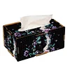 Wooden Colorful Pattern 5D Diamond Painting Tissue Holder Diamond Art Tissue Box