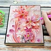 DIY Flowers A5 Special Shaped 50 Pages Diamond Painting Notebook