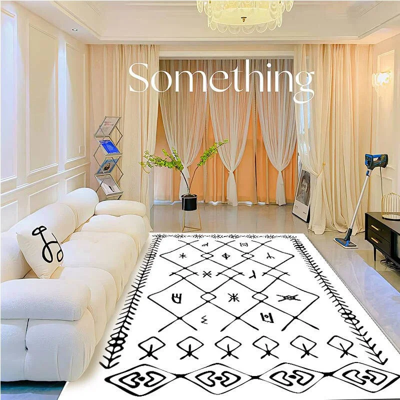 Athvotar Style Simple Living Room Large Area Carpet Bedroom Decor Rugs High Quality Lounge Rug Home Decoration Mat Sofa Carpets