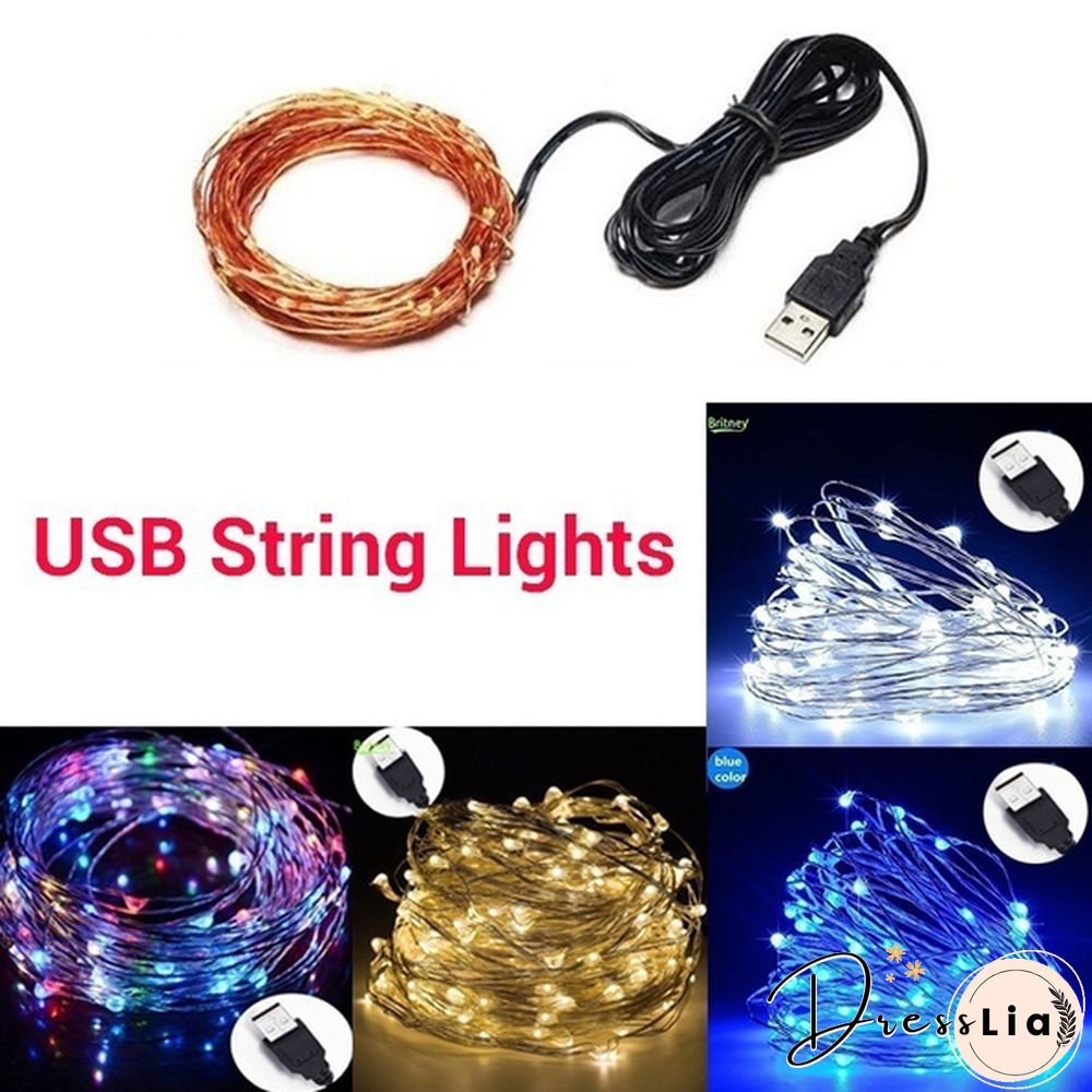 300/200/100/50/10 LED 9COLORS Creative Waterproof 8 Modes Solar Powered Copper Wire String Lights for Outdoor Indoor Home Garden Party Wedding Patio Tree Christmas Decoration