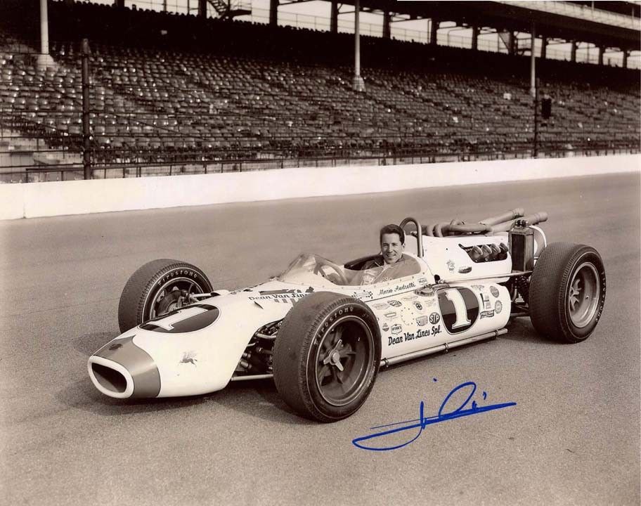 MARIO ANDRETTI signed autographed 11x14 INDY Photo Poster painting