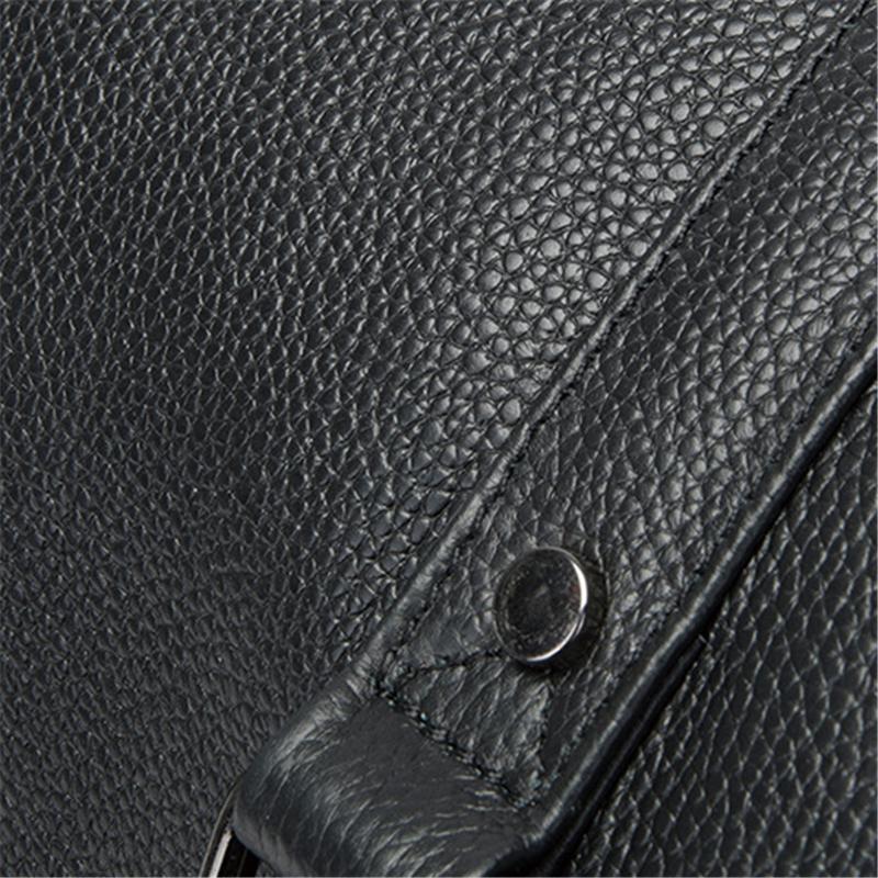 Leather Large Capacity Solid Color Duffel Bags Travelling Bag