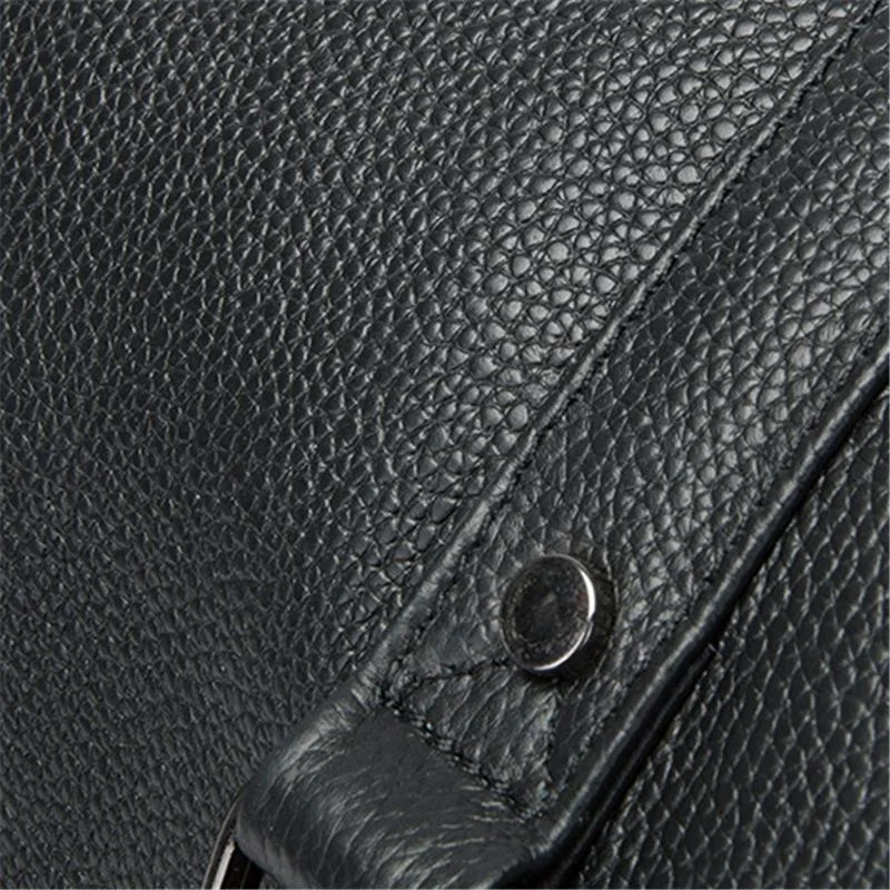 Leather Large Capacity Solid Color Duffel Bags Travelling Bag