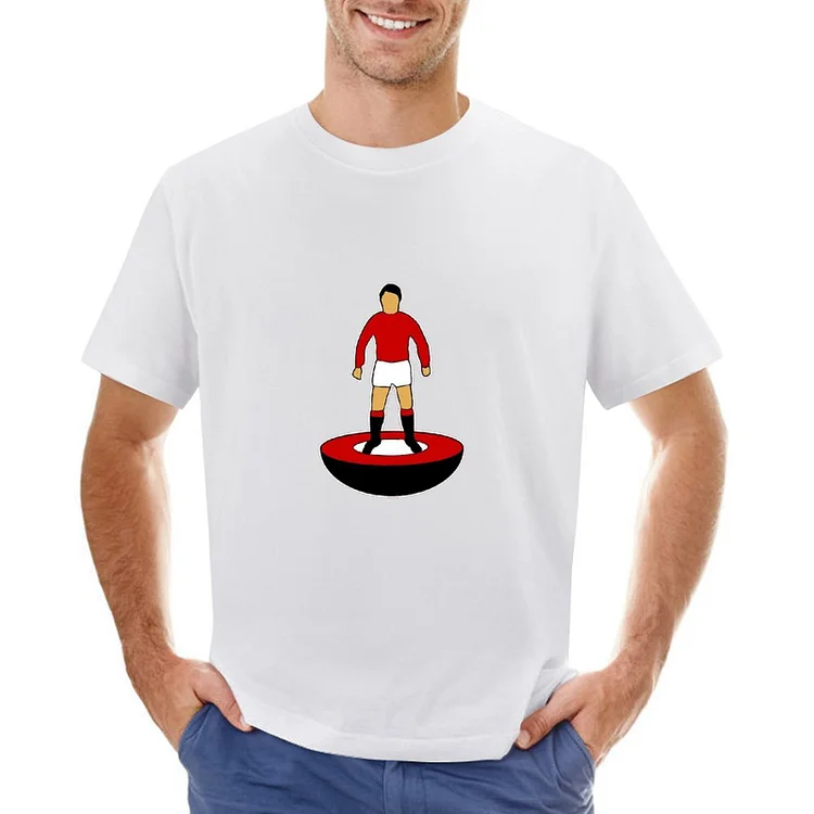 Subbuteo Player Vintage Men's Soccer Culture Tee