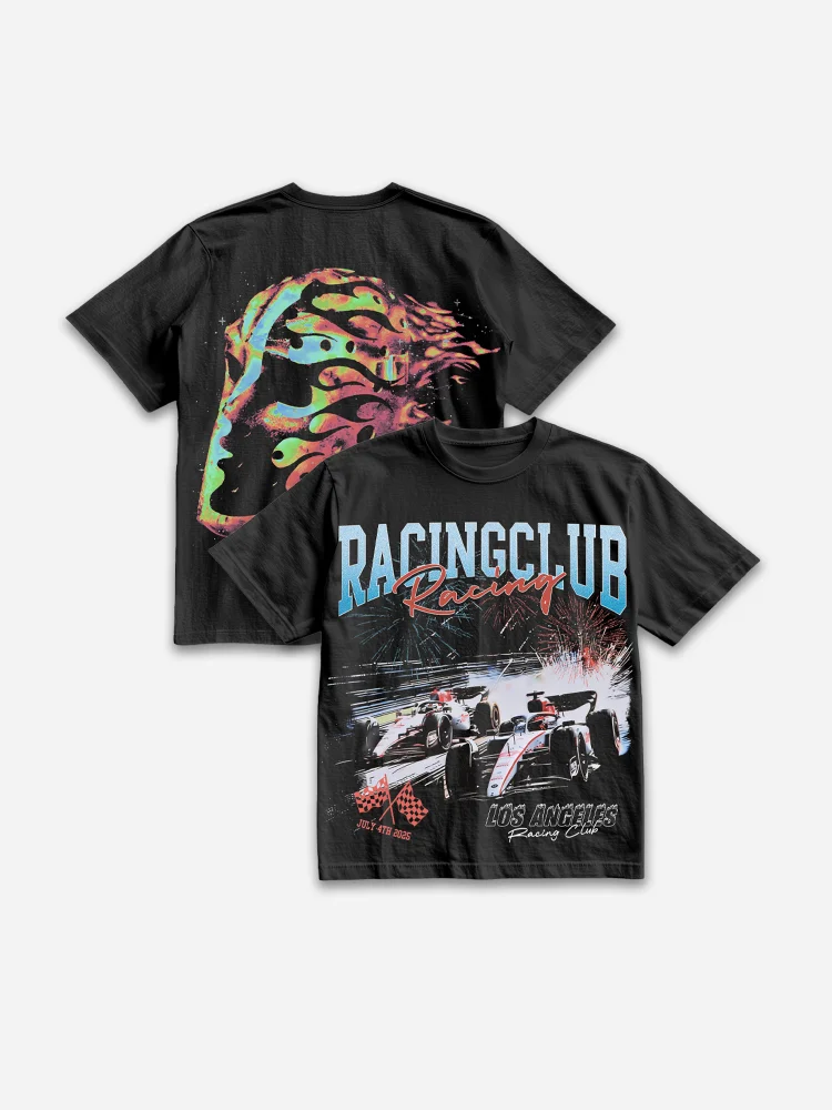 Vintage Racing Club Formula Racing Graphic Cotton T-shirt