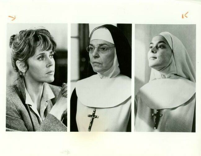 Jane Fonda Anne Bancroft Meg Tilly Agnes of God 1988 Original Press 7x9 Photo Poster painting