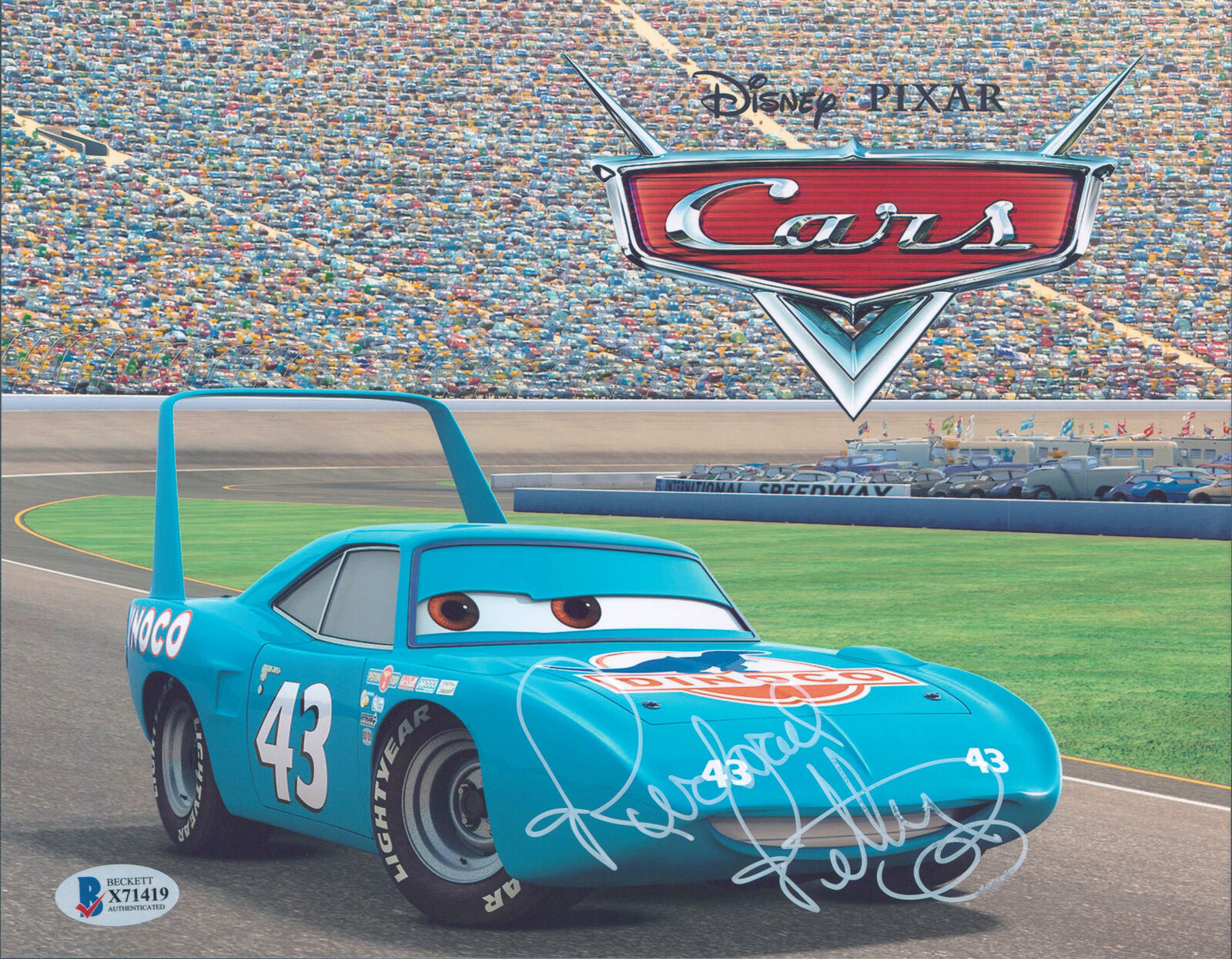 Richard Petty Cars Authentic Signed 8x10 Photo Poster painting Autographed BAS #X71419