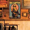 Eric Clapton - Panneaux en &eacute;tain m&eacute;tallique(20*30cm/30*40cm) - Musique