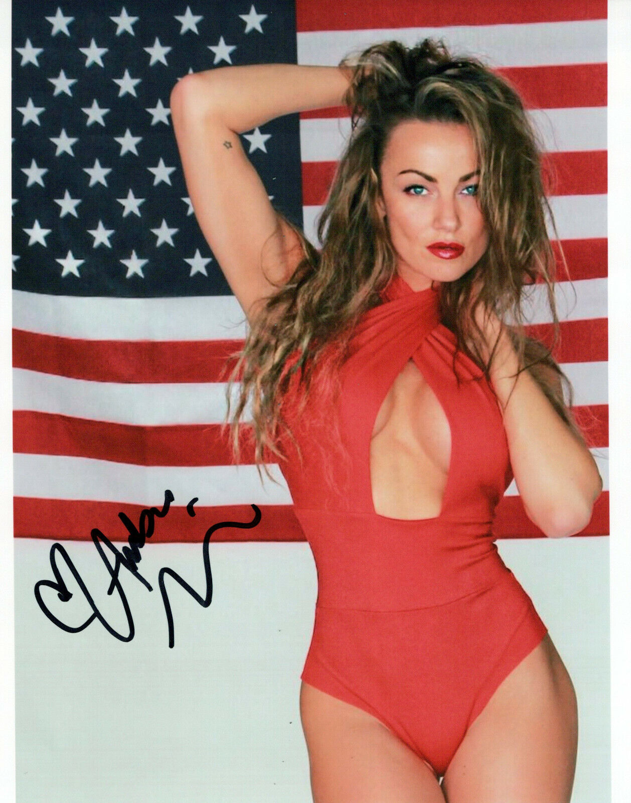 Amber Nichole Miller glamour shot autographed Photo Poster painting signed 8x10 #2