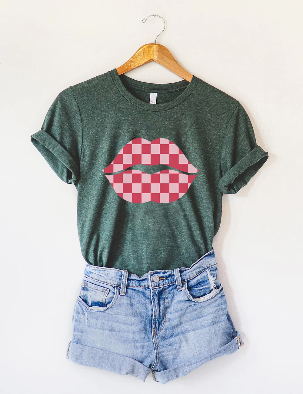Checker Lips T-Shirt