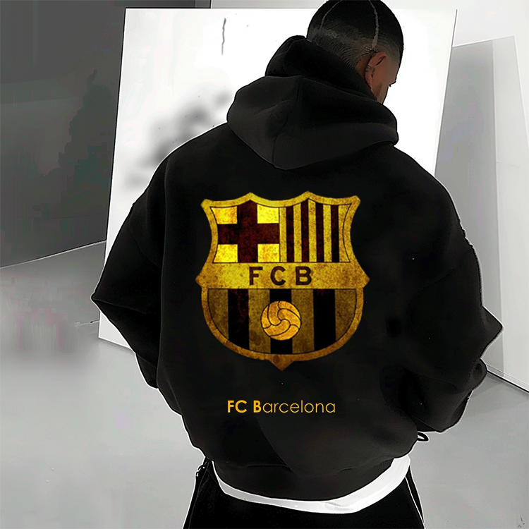 Oversized Football Club Graphic Hoodie / TECHWEAR CLUB / Techwear