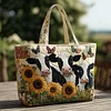 Country Cow Quilted Tote  Bag🔥All items are shipped in a default size of 15x14 inches.