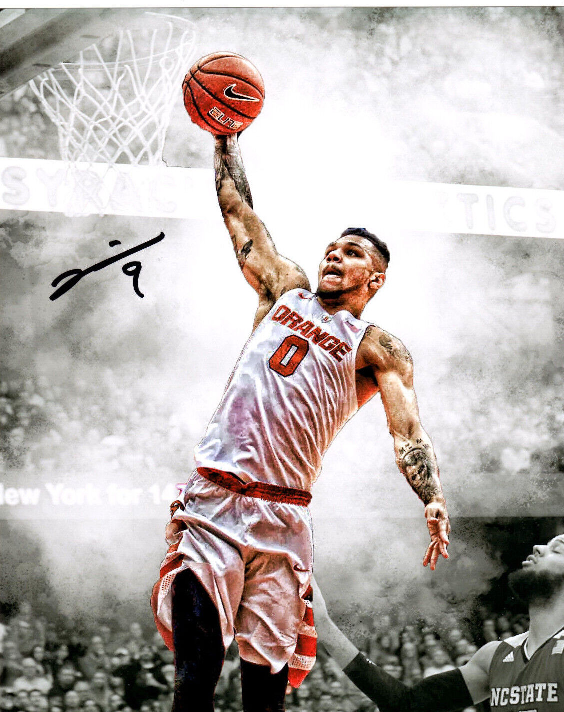 Michael Gbinije Autograph Signed Photo Poster painting 8x10 Syracuse Orange Detroit Pistons e