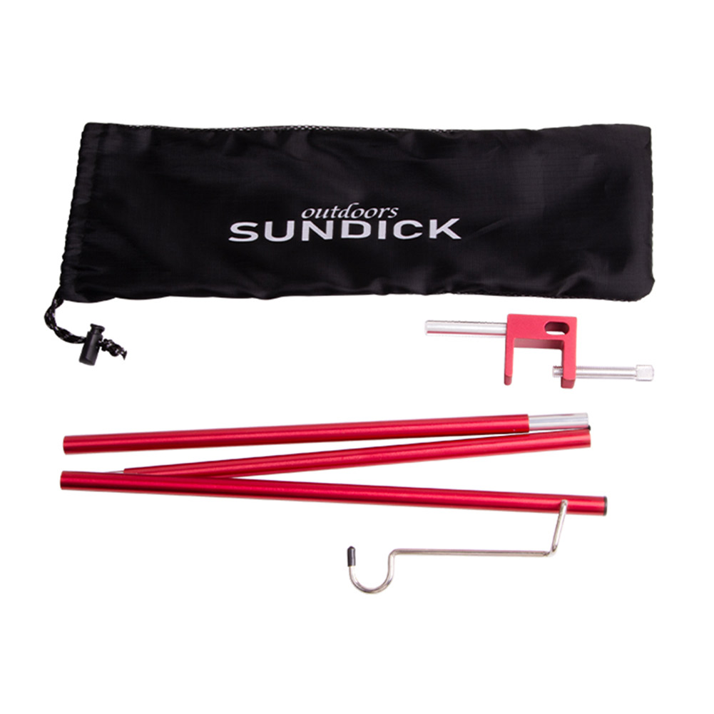 

SUNDICK Outdoor Camping Folding Lamp Post Pole Tent Hanging Light Holder, 501 Original