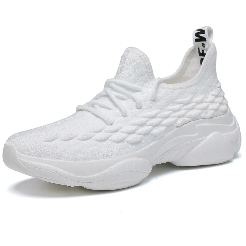 Woman Running Shoes Increasing 3.5CM High Heel Outdoors Breathable Mesh Sneakers Women Height Platform Breathable Sports Girl