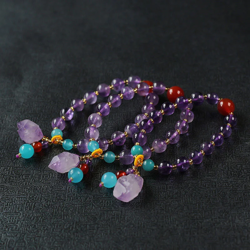 Natural Amethyst Healing Bracelet