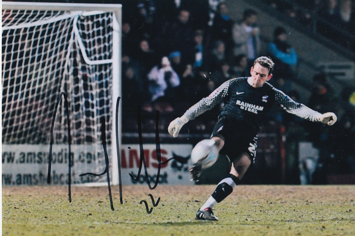 SCUNTHORPE HAND SIGNED JOSH LILLIS 6X4 Photo Poster painting.