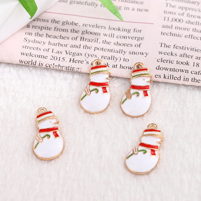 10 PCS/Package 11 * 21mm 15*24mm Alloy Snowman Pendant Jewelry Accessories