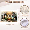(US Only)Paint By Numbers Kit On Canvas DIY Oil Art Flower Picture Home Wall Decor50x40cm