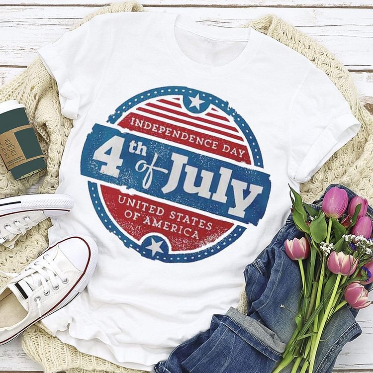 Independence Day 4th of July T-shirt Tee -