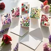 6Pcs Diamond Painting Flowers Butterflies Greeting Card with Envelopes for Beginner Adult Holiday Gifts