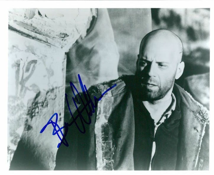 Bruce Willis (12 Monkeys) signed in-person 8x10 Photo Poster painting