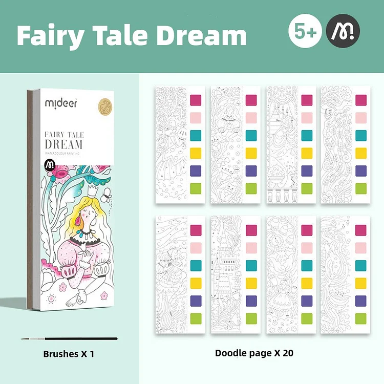 Paint With Water Activity Books Set