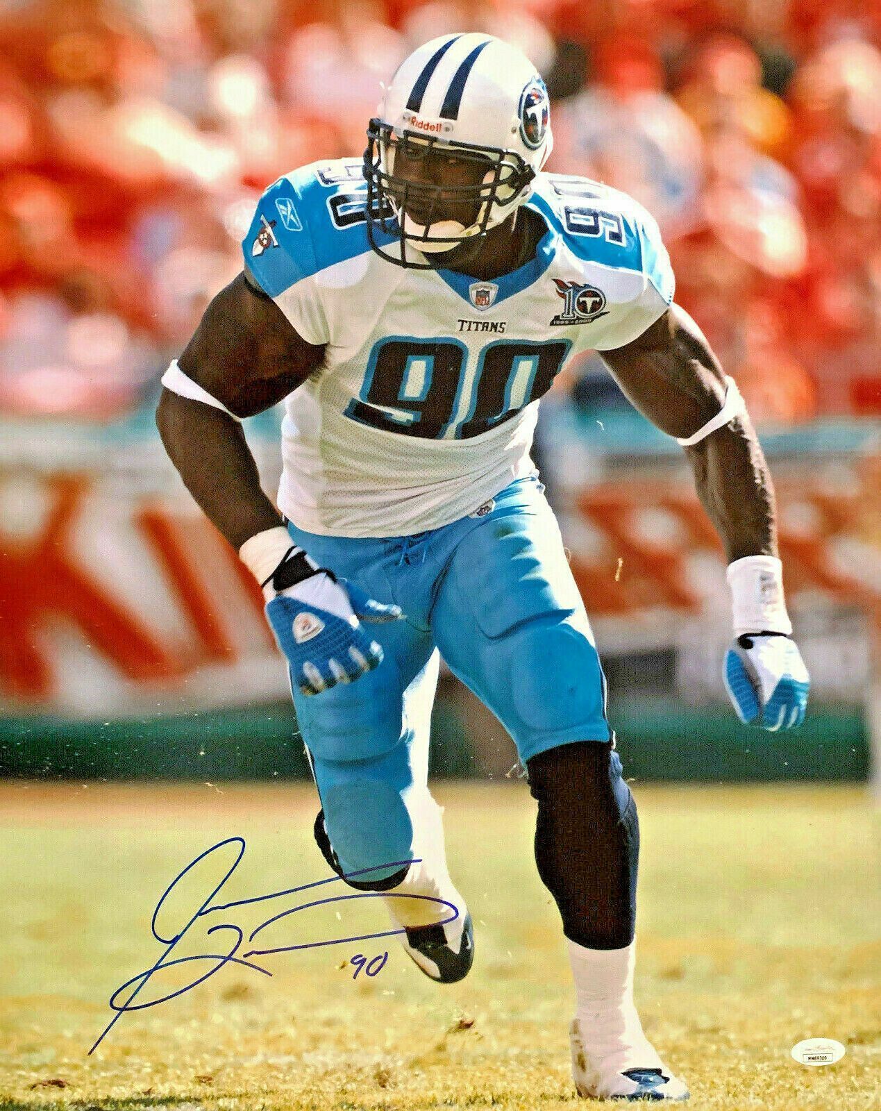 Jevon Kearse Signed 16x20 Photo Poster painting Autographed Tennessee Titans - JSA COA